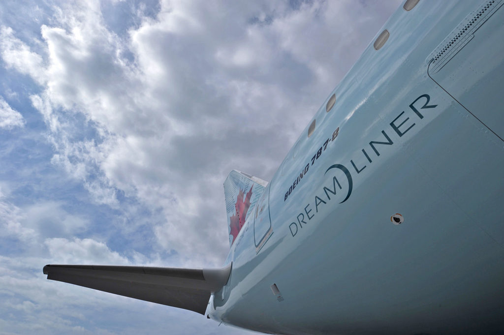 The Air Canada Dreamliner is a perfect name for a plane I slept on for most of the long flight.