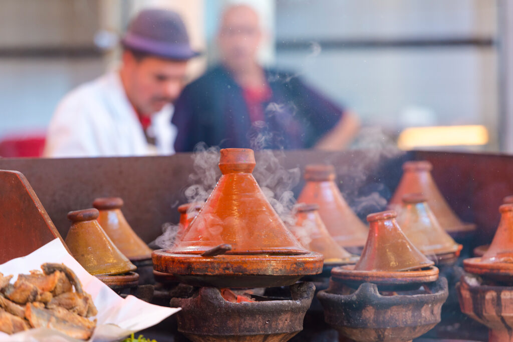 The traditional Moroccan Tagine